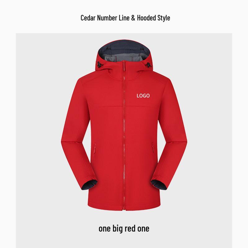 Водонепроницаемый ветрозащитный костюм NIO с воротником-стойкой из мягкой оболочки с индивидуальным логотипом для сотрудников компании - Весенне-осенняя верхняя одежда