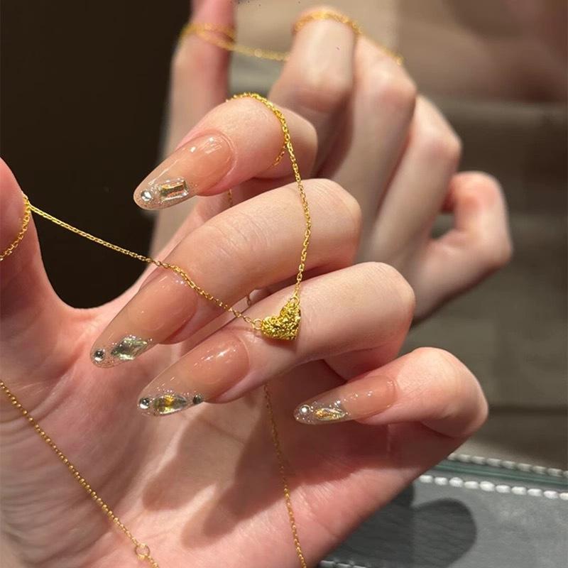 Простой темперамент Золотое колье-бини женское