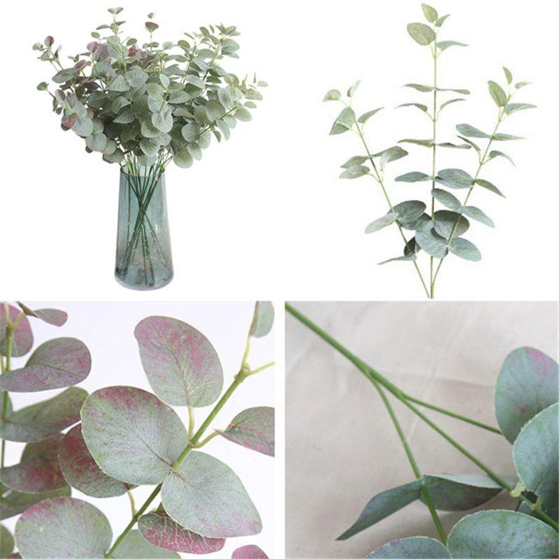 Lush Green 68cm Artificial Fake Leaf Eucalyptus Plant For Timeless Home Decor