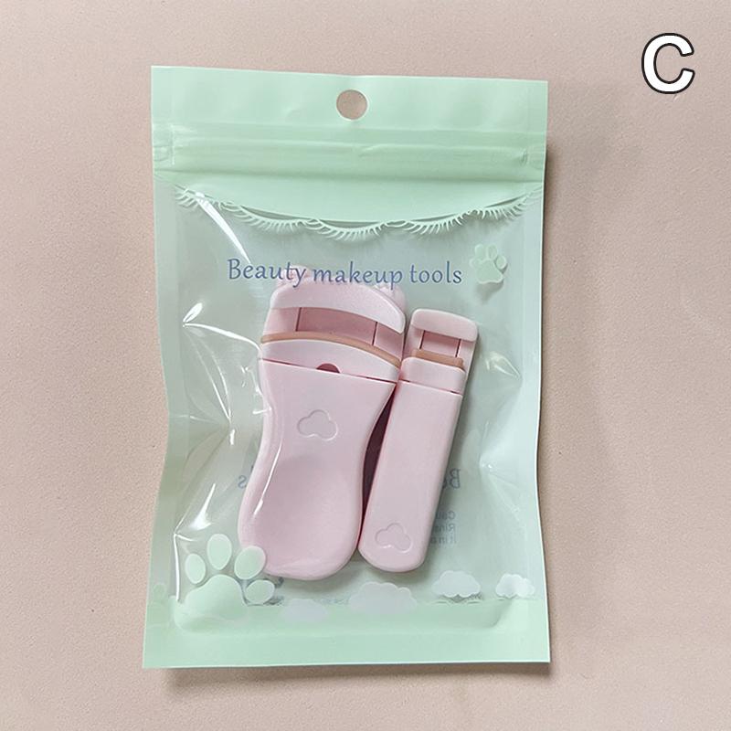 Щипцы для завивки ресниц, долговечные для начинающих, мультяшный дизайн, мини-питание для женщин, аксессуары для макияжа, инструмент, подходящий для всех форм ресниц