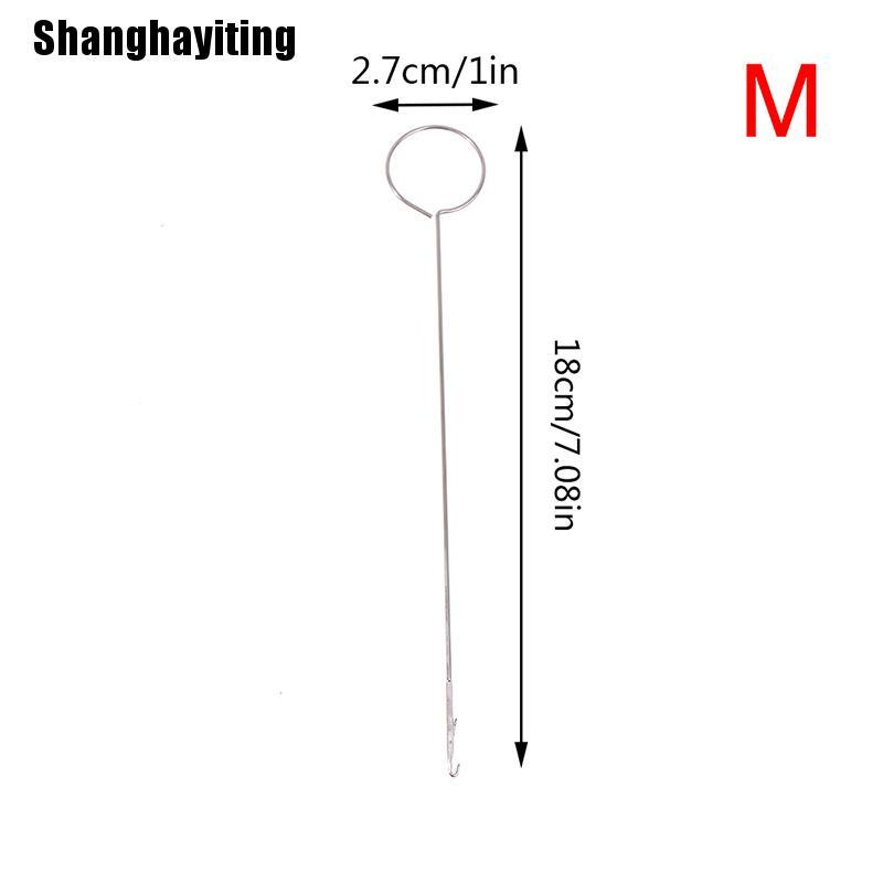 Stainless Steel Extra Long Crochet Hook Repair Stitch Loop Coupler