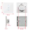 LoraTap Tuya Smart Life WiFi Curtains Blinds Switch Roller Shutters Motor Switch Backlight Style Google Home Alexa Voice Control
