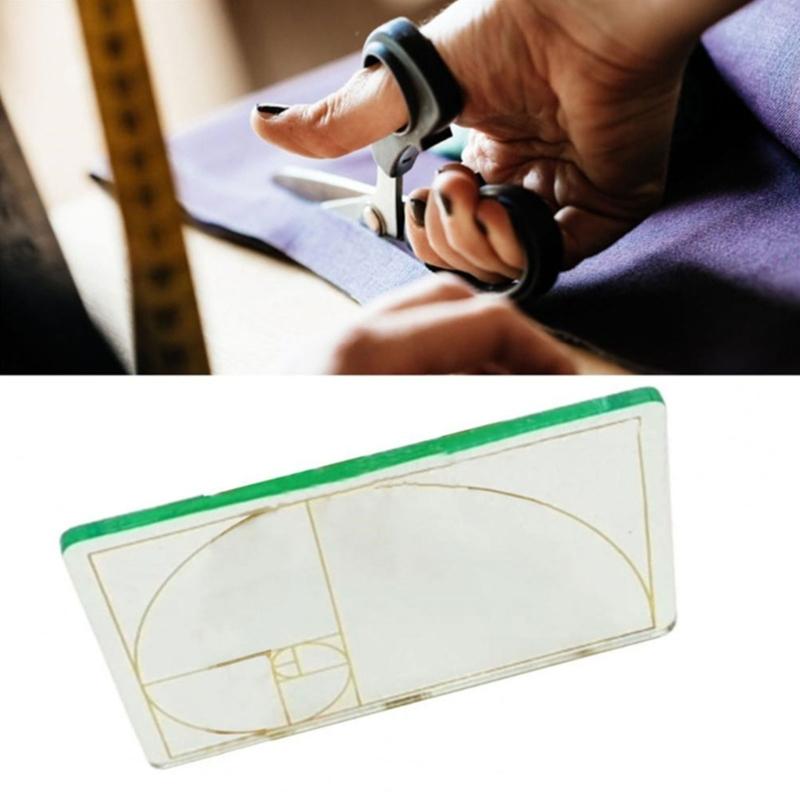 Средство просмотра золотого сечения, портативный искатель видов композиции Фибоначчи, инструмент для просмотра масштаба фотографии, размер кредитной карты