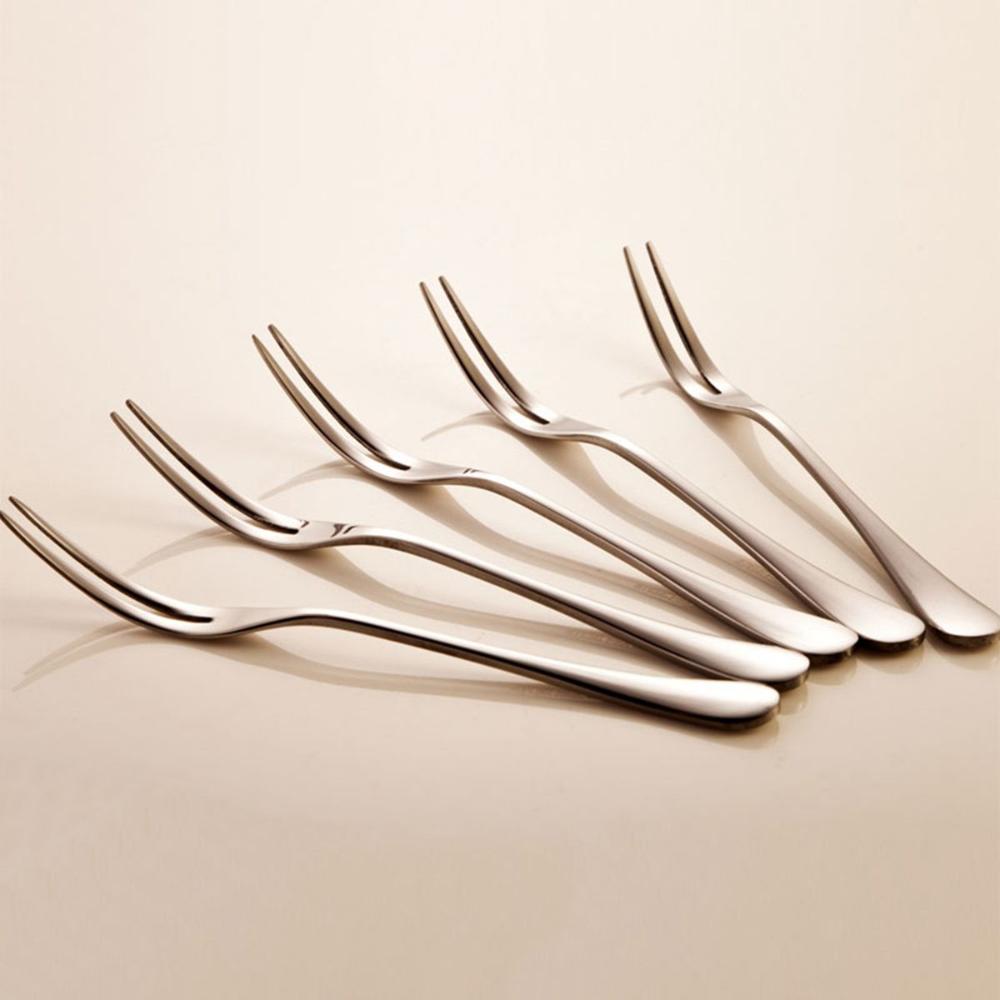 Dinnerware Portable Stainless Steel Cutlery Cocktail Accessories Tableware Fruit Forks Pickle Forks