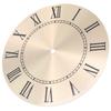 Алюминиевый циферблат часов DIY золотой фон снаружи 243MM