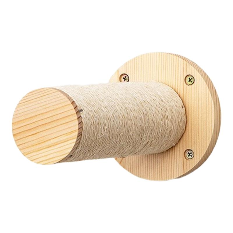 Угловая система полок для кошек Вертикальные полки-лестницы Пространство с усиленной деревянной панелью Надежная настенная установка