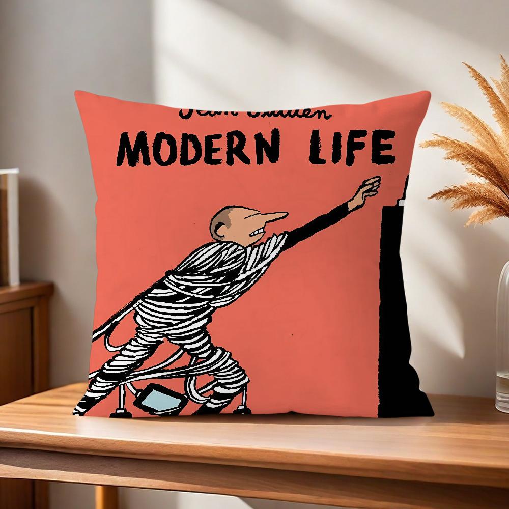 cushion cover Pillow Aesthetic Case Home Sofa living JJean Room Art Office JJulliens Coffee Shop Car PillowCover
