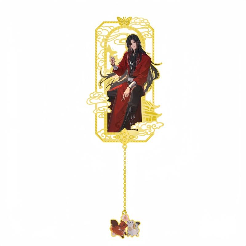 Anime Tian Guan Ci Fu Hua Cheng Xie Lian TGCF Cosplay Birthday Bookmarks Souvenir Tassels Pendant Decor Collection Cosplay Gift