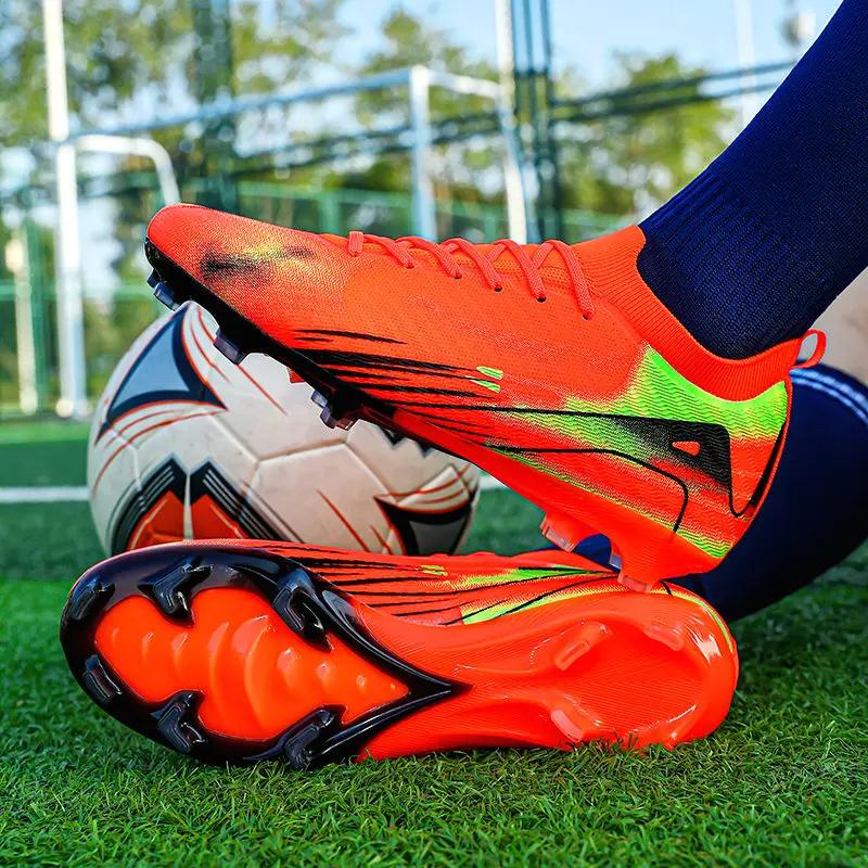 Fashion Brand Fashion Soccer Cleats Men Women Original Professional Futsal Sneakers Men Long Spikes Football Sports Shoes Men Trainers