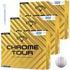 Callaway Golf Ball CHROME TOUR 2024 Triple Track CHROME TOUR 24 TRIPLE TRACK White 3 Dozen 36 Pieces 4 Piece Original Wood Tee