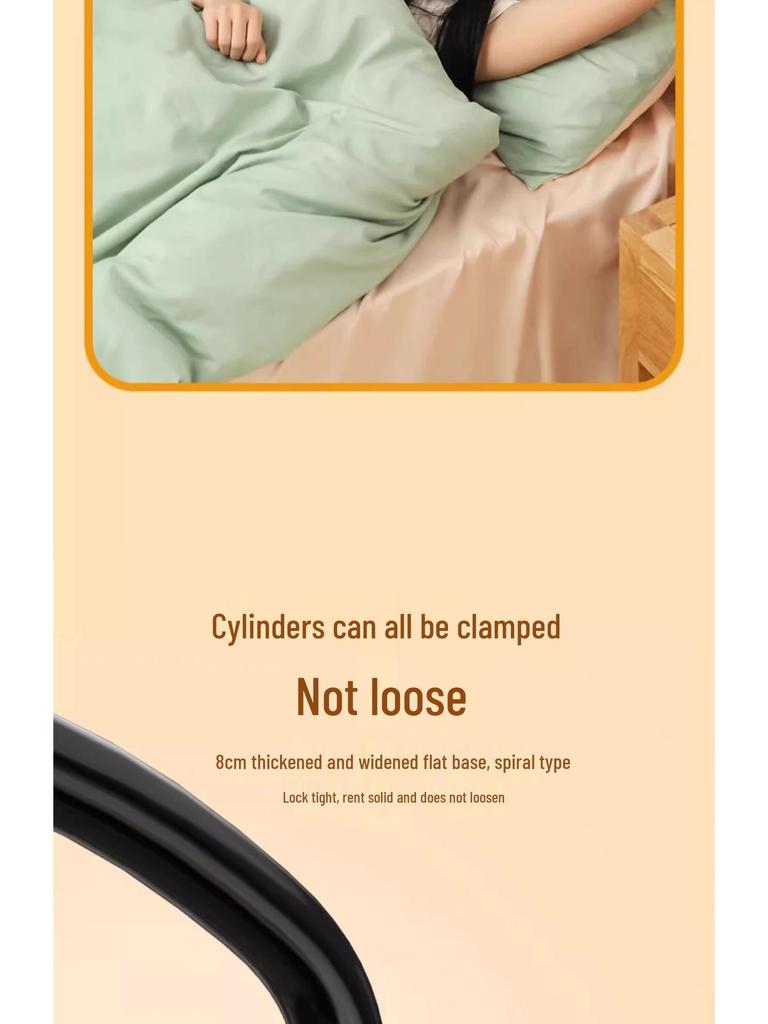 Universal Clip-On Stand for Mobile/Tablets - Perfect for Bedside, Desktop, or Live Streaming Use