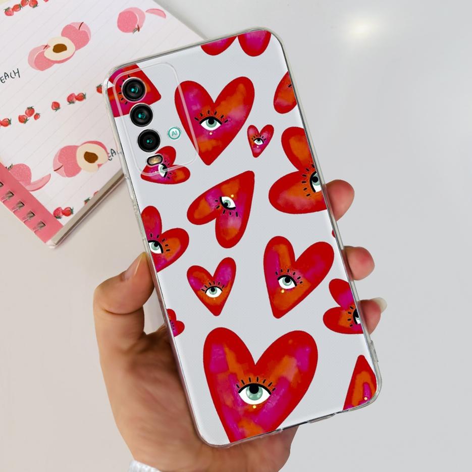 Чехол для Xiaomi Redmi 9T Милый Модный Расписной Чехол Прозрачный Силиконовый Мягкий Тонкий Чехол для Телефона для Xiaomi Redmi 9T Redmi9T Fundas Coque
