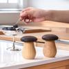Mushroom Toothpick Box Solid Wood Home Decor High-value Toothpick Can  Living Room