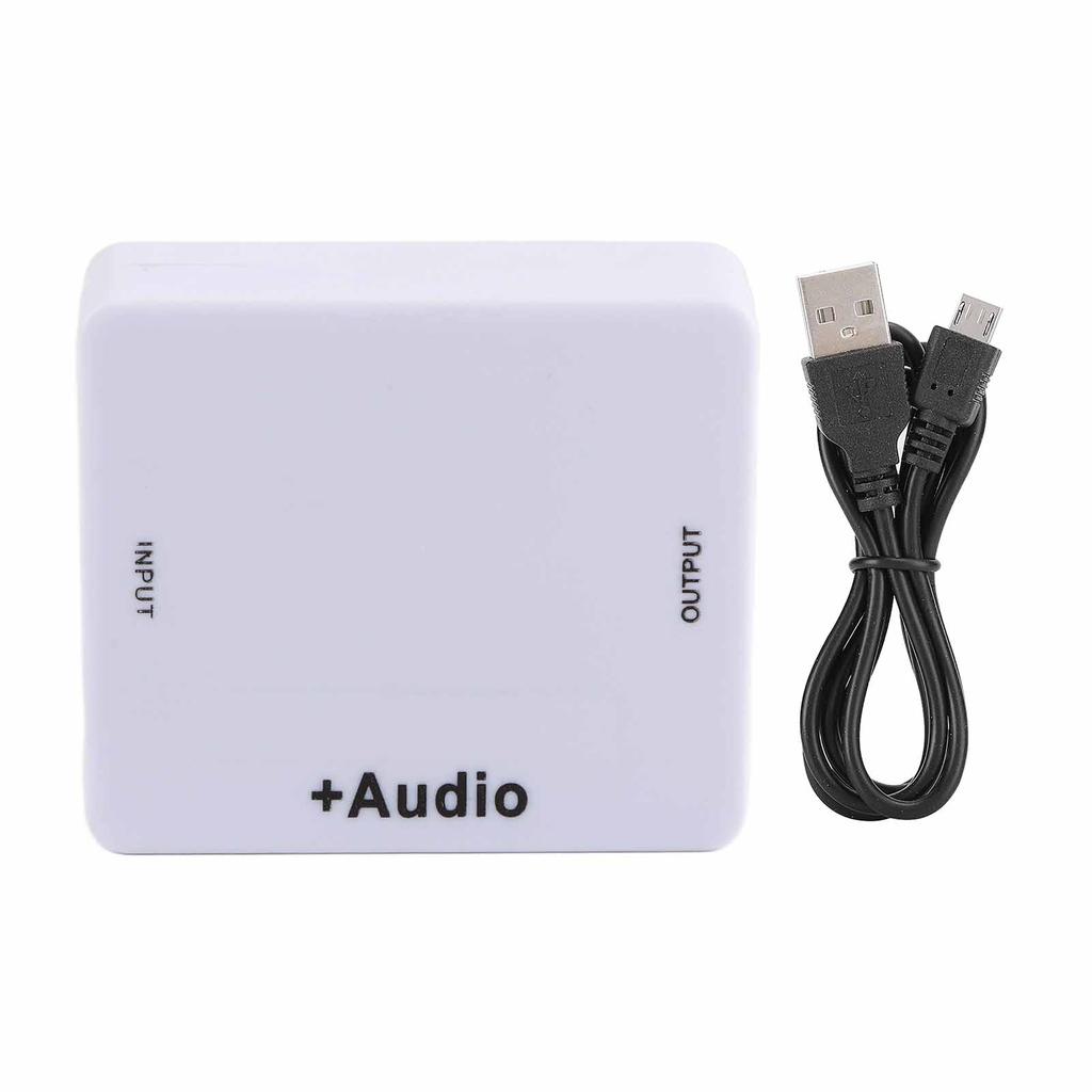 ABS многофункциональный HDMI в HDMI o сплиттер декодер конвертер для ТВ звуковой системыбелый