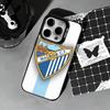 Горячий чехол для телефона M-Malaga CF для iPhone 17,16,15,14,13,12,11 Plus,Pro Max,XS,Цветной серебристый чехол для телефона