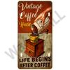 Vintage Metal Sign Brand Cafe Drink Coffee Beer Tin Sign Funny Poster Home Decor For Bar Pub Club Man Cave Wall Decoration Art