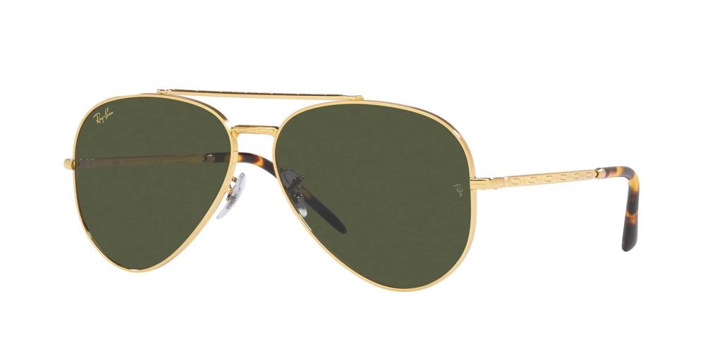 RB3625 Sunglasses In Legend Gray Green with Lenses 58 Ray-Ban Gold/Crystal (G-15XLT)
