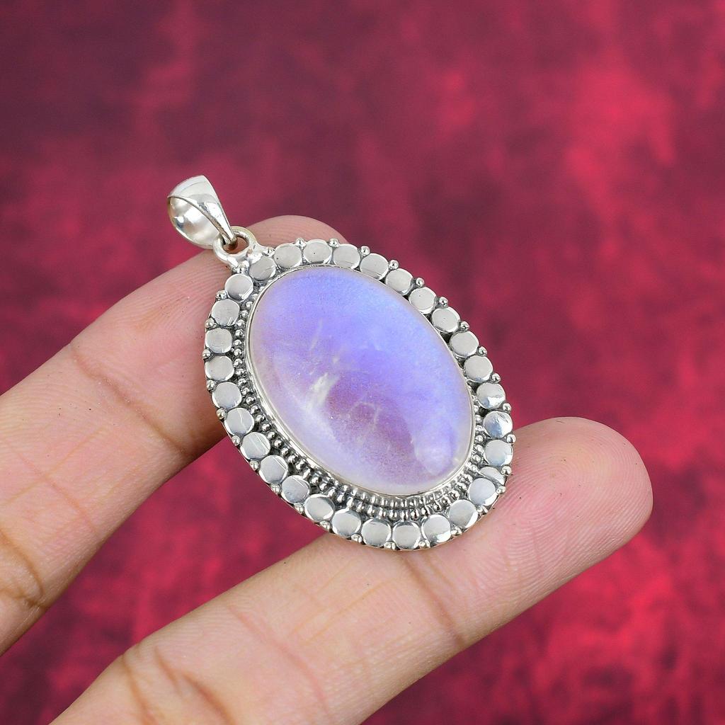 Rainbow Opal Jewelry, 925 Solid Sterling Silver Pendant Handmade Gemstone Jewelry, Gifts For Wife Brand New Pendant