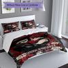3PC Custom Name Day Dead Romance Bedding Set Printed Bedding Set Duvet Cover Closure Includes 1 Duvet Cover & 2 Pillowcases for All Seasons Bedroom