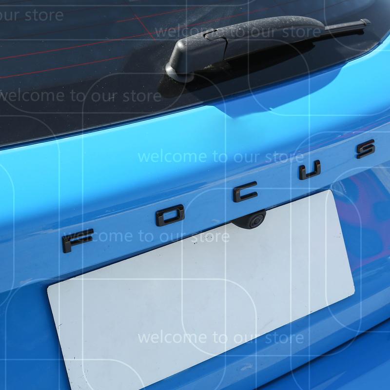 AJK1 3D For Ford Focus 2 3 4 MK2 MK3 MK4 ST Car Sticker Zinc Alloy Emblem Body Accessories Styling Metal Rear Trunk Badge Decal