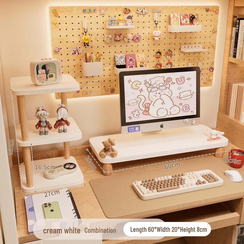 Настольная подставка для монитора и кронштейн для клавиатуры