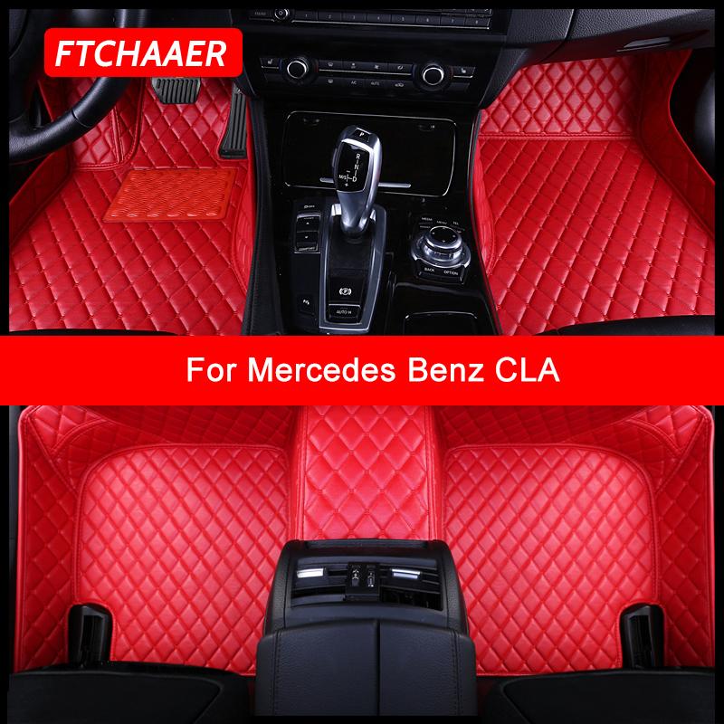 Автомобильные коврики FTCHAAER на заказ для Mercedes Benz CLA C117 C118 X117 X118, автоаксессуары для ног