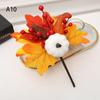 Pumpkin Berry Branches Pumpkin Maple Leaf Decor Artificial Maple Leaf Halloween Decor  Festival