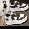 Стелька, увеличивающая рост, женская обувь, кожаные белые туфли, весна и лето, новые универсальные туфли для скейтбординга на платформе, повседневные кроссовки