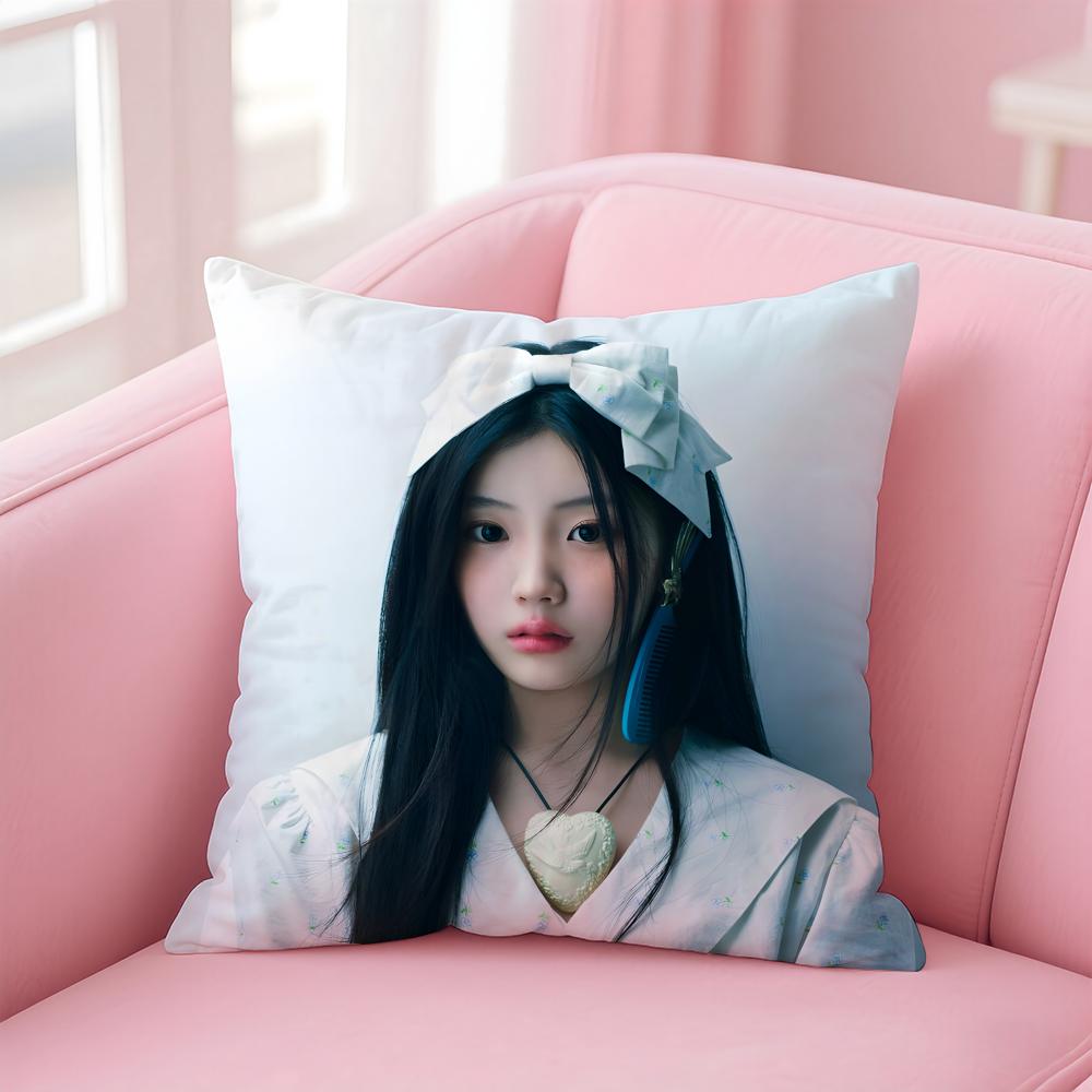 Fashion Star Fans Gift LLee Wonhee Cushion Cover Linen Pillowcase Cover Soft Decor for Sofa Home Room