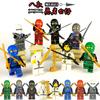Минифигурки Ninjago, строительные блоки, игрушки, фигурки, детский образовательный подарок