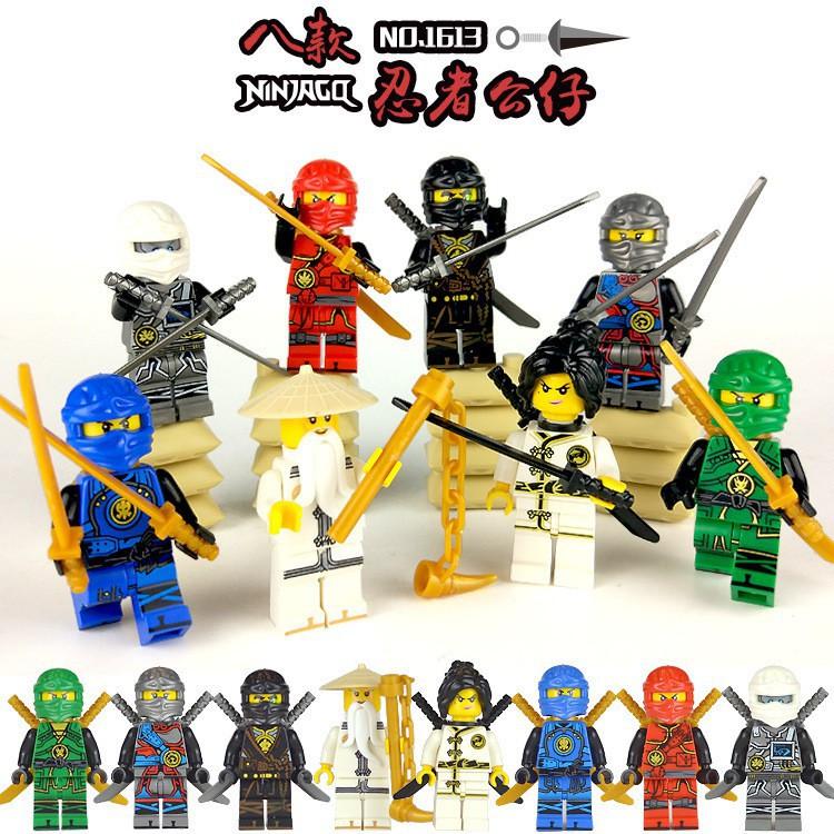 Минифигурки Ninjago, строительные блоки, игрушки, фигурки, детский образовательный подарок