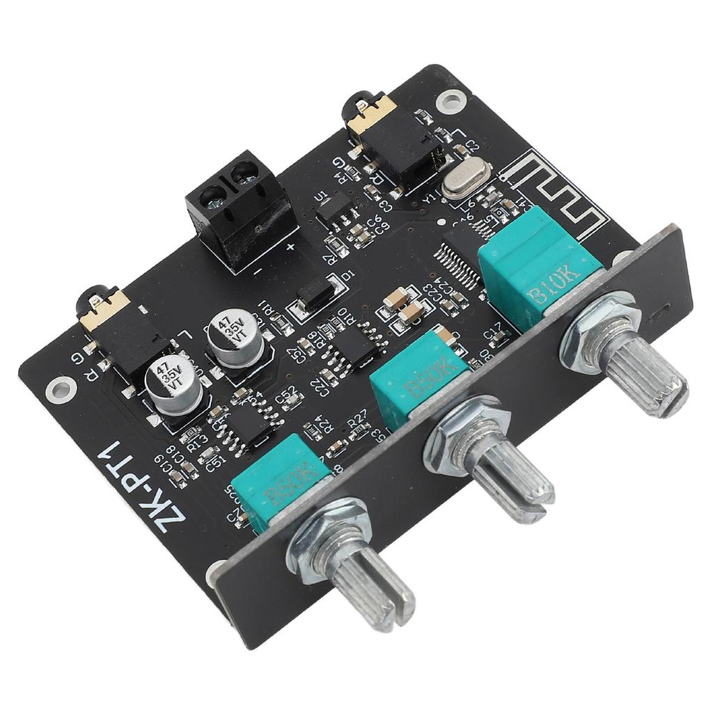 ZK PT1 Wireless BT 5.0 Decoder Board 2 Channel Stereo AUX Output BT Receiver Amplifier Board with