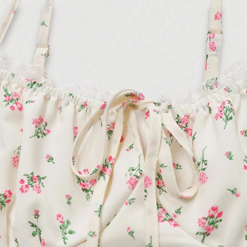 Женское облегающее платье с цветочным принтом и кружевом в европейском и американском стиле на весну и лето