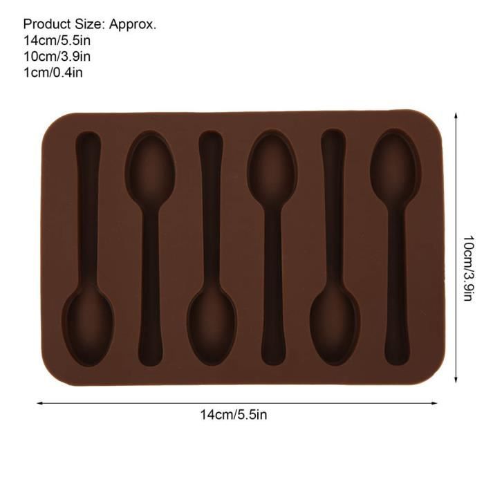 Cake Mold - ESTINK - Chocolate - Food-grade Silicone - Non-stick - 14x10 Cm