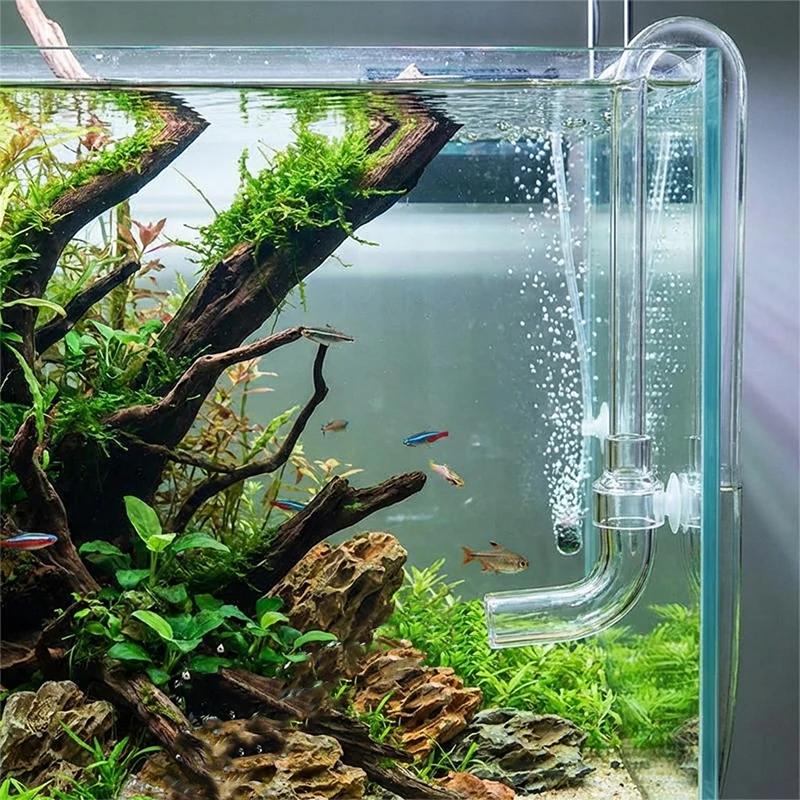 5PCS Acrylic Transparent Reducing Adapter for Direct Size Matching Straight-Through Pmma Aquarium Water Pipe Fittings Accessory