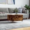 VidaXL Coffee Table Smoked Oak 55x55x36.5 Cm Engineered Wood 830753