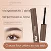 Макияж, держащий однотонный оттенок для бровей, водостойкий, устойчивый к поту, без размазывания, натуральный, стереоскопический, для начинающих, дикие брови