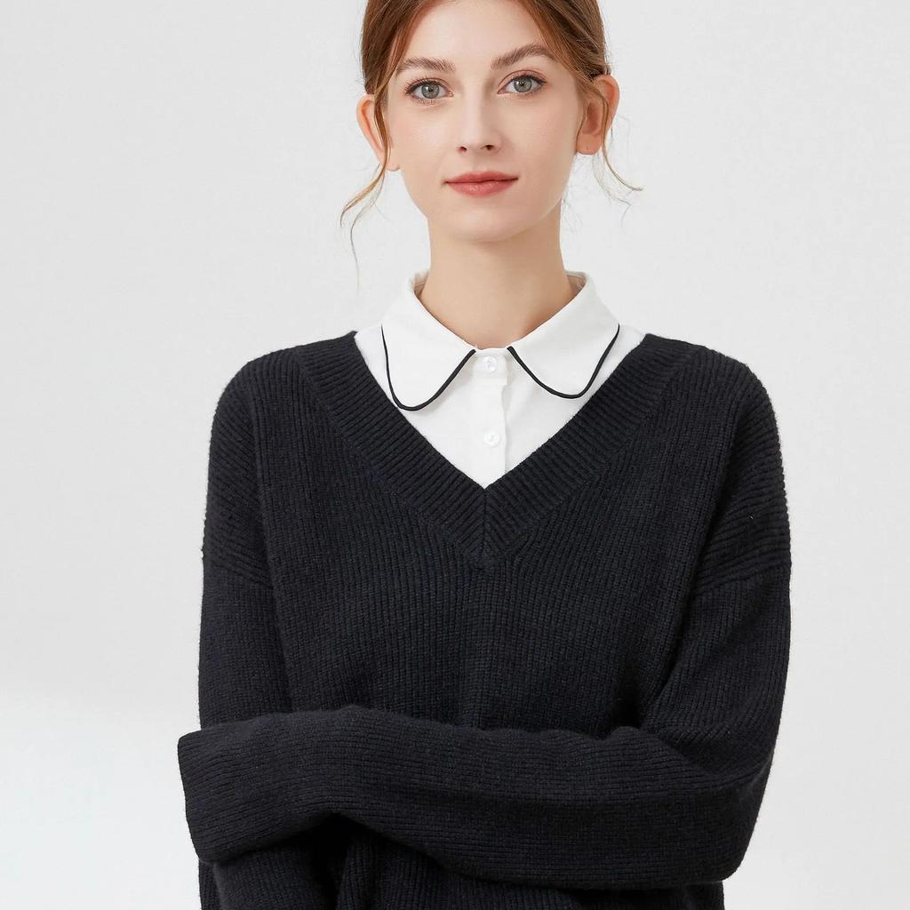 Adult Laple False Collar for Women Vintage Detachable Lapel Blouse Tops Fake Collars Women Kraagje Nep Clothes Accessories