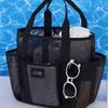 Internal Compartments Large Beach Tote Bag Multi-level Zoning Mesh Shower Bag  Travel