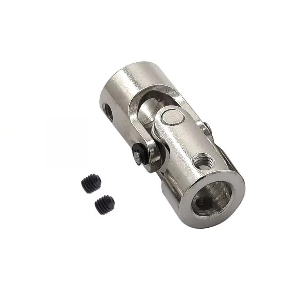 2.3/3/4/5/6/8/10/12mm Motor Connector Silver Joint Coupling Gimbal Shaft Coupler  for RC Car Boat