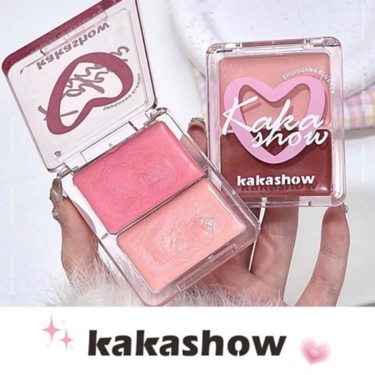kakashow Кремовые румяна Dewy 10 г Легкое естественное сияние Стойкий наслаиваемый тинт для щек Для всех тонов кожи