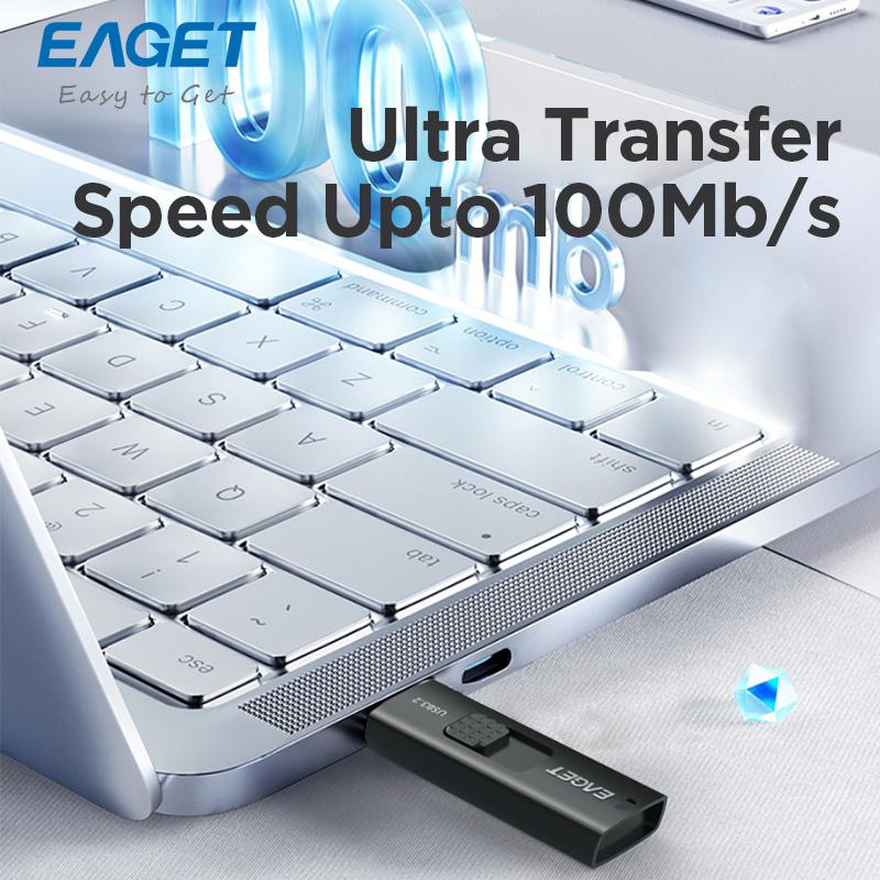 2 шт. портативный USB 3.2 флэш-накопитель выдвижной сдвижной крышкой флэш-накопители высокоскоростной накопитель данных для ПК и ноутбуков