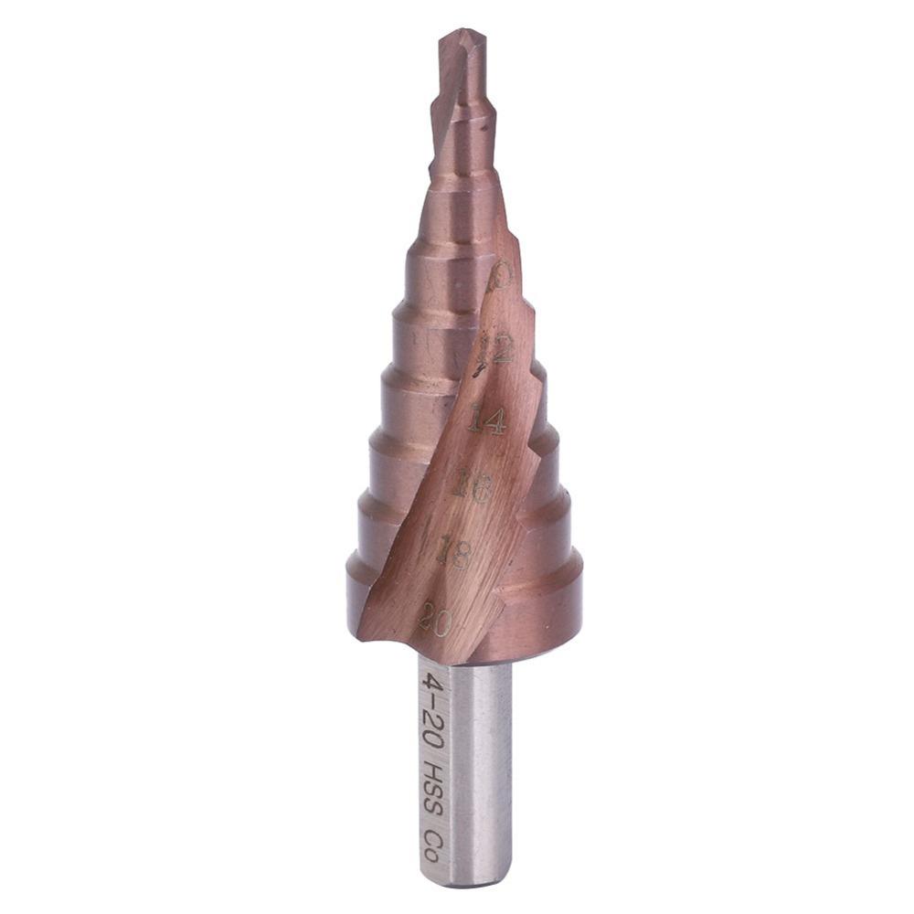 Triangular Shank Hole Opening Tool High Speed Steel M35 Hole Reamer Step Drill Bit Set  Counterbore