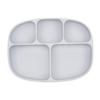 Bumkins Silicone Suction 5-piece Infant Tray, Gray, Single Item, Popular Korean Parenting Items