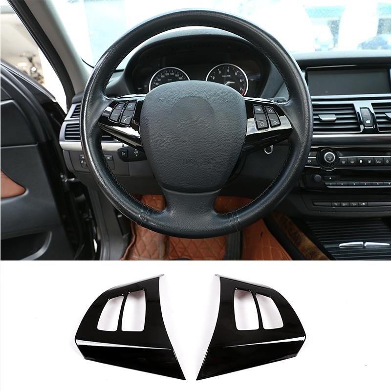Для BMW X5 E70 2008-2013 ABS Автомобиль Стиль Углеродного Волокна Салон Рулевое Колесо Переключатель Кнопка Рамка Чехол Накладка Наклейка Аксессуары
