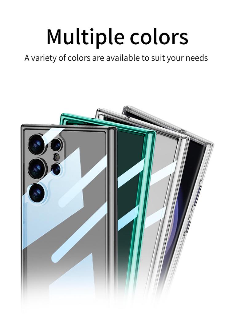 Чехол для Samsung S23 Ultra Anti-Fall с прозрачным корпусом для ПК и задней панелью HD