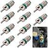 Air Conditioner Valve Core, Set of 10, R134A, Car Air Conditioner, Replacement, Automotive Air Conditioning Parts Valve Core, Repair Accessories,