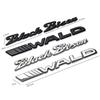 IXEA6 3D Metal Sticker WALD Black Bison Logo Car Side Fender Rear Trunk Emblem Badge Accessories For Mercedes-Benz A/B/GLA/CLA AMG