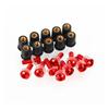 10pcs Motorcycle Screen Bolts for Yamaha NMAX155 NMAX125 NMAX150 2015-2023 5mm Motorcycle Windshield Bolts Screw Kit (Red)