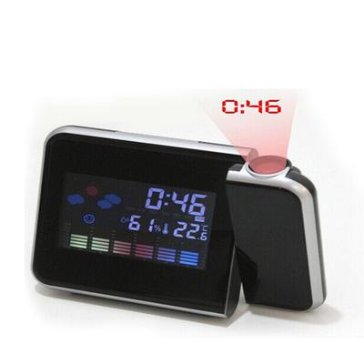 ЖК-проекционные настольные часы, бесшумный ночник, повтор, студенческий будильник, домашний декор, настольные часы с температурным календарем, дисплей